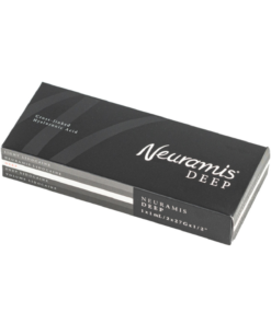 NEURAMIS DEEP NO LIDO packaging featuring premium syringes for contouring and wrinkle reduction.