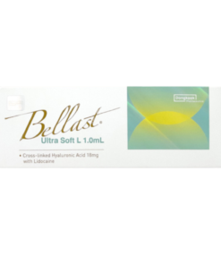 Bellast Ultra Soft L packaging featuring sterile syringe and precision needles.