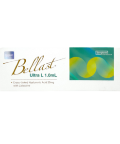 Bellast Ultra L packaging with sterile syringe and precision needles for contouring.