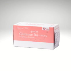 "Glutaone 1200mg 10 Vials in premium packaging, ideal for skin brightening and detoxification."