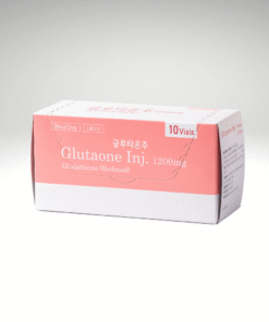 "Glutaone 1200mg 10 Vials in premium packaging, ideal for skin brightening and detoxification."