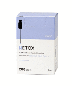 Metox 200 Injectable Solution 200 Units – premium botulinum toxin for wrinkle reduction.