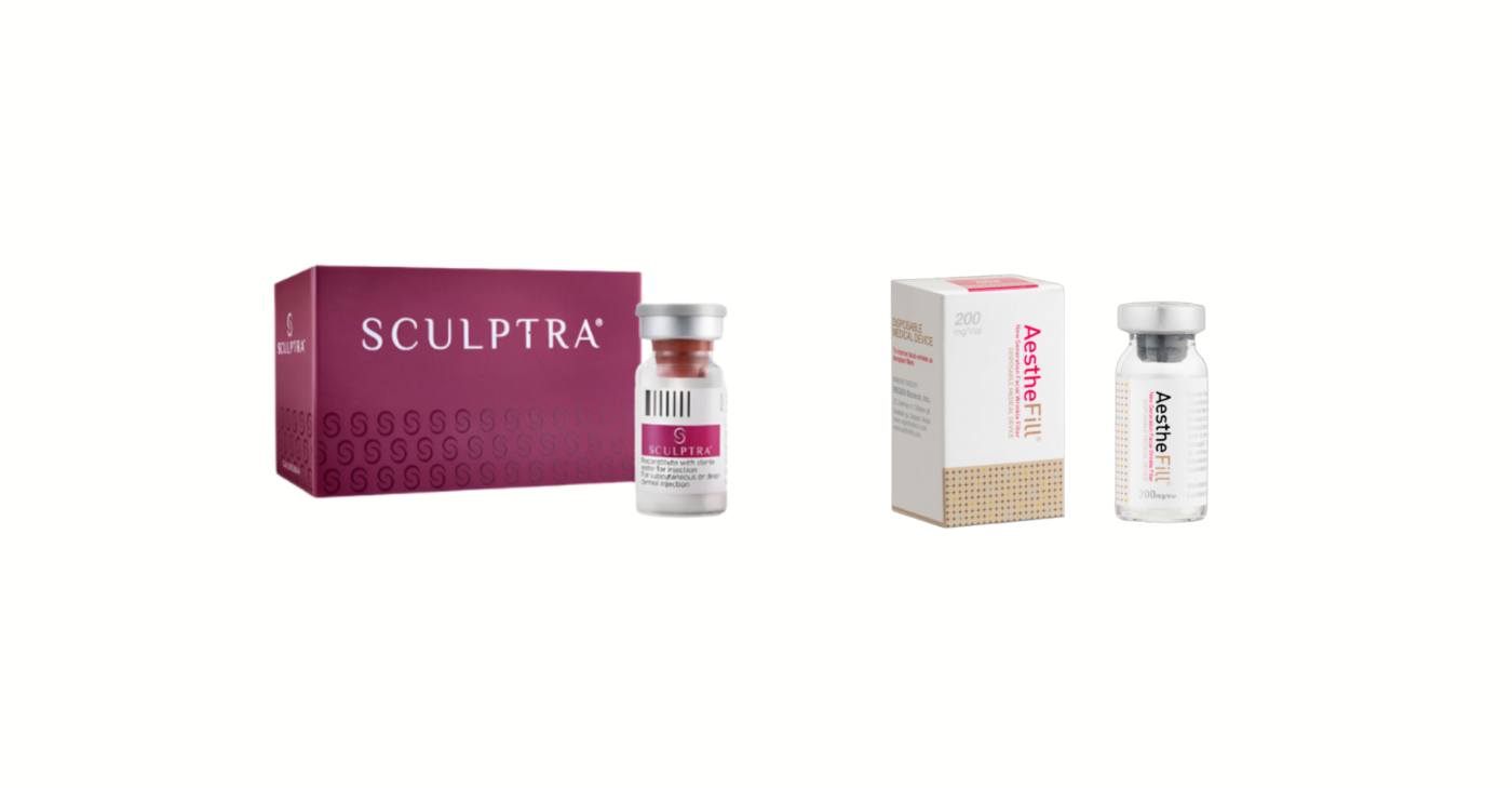 Sculptra and EstheFill collagen-stimulating dermal filler comparison