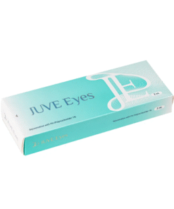 JUVE Eyes in sterile packaging, ideal for reducing dark circles and eye puffiness.