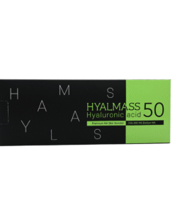 Hyalmass 50 – High-viscosity filler for deep wrinkle and facial volume correction.