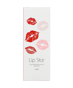 Lipstar filler – 1ml hyaluronic acid for lip volume, definition, and hydration.