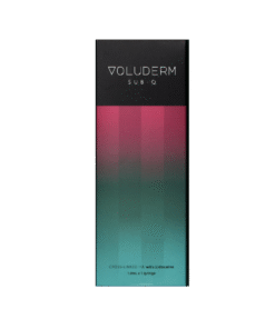 Voluderm Sub-Q 1ml – High-strength HA filler for chin and cheek volume restoration.