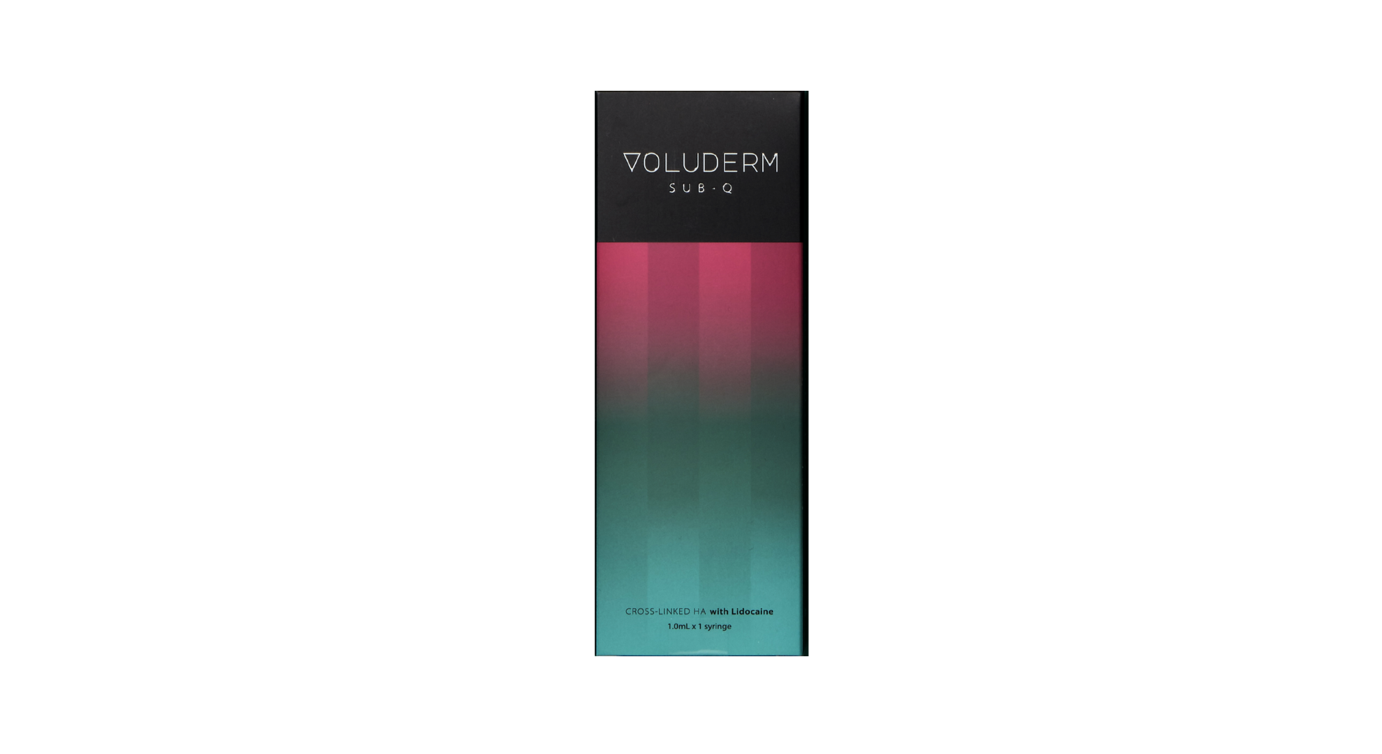 Voluderm Sub-Q 1ml – High-strength HA filler for chin and cheek volume restoration.