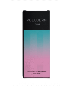 Voluderm Fine – 1ml hyaluronic acid filler for eye area and light wrinkle correction.