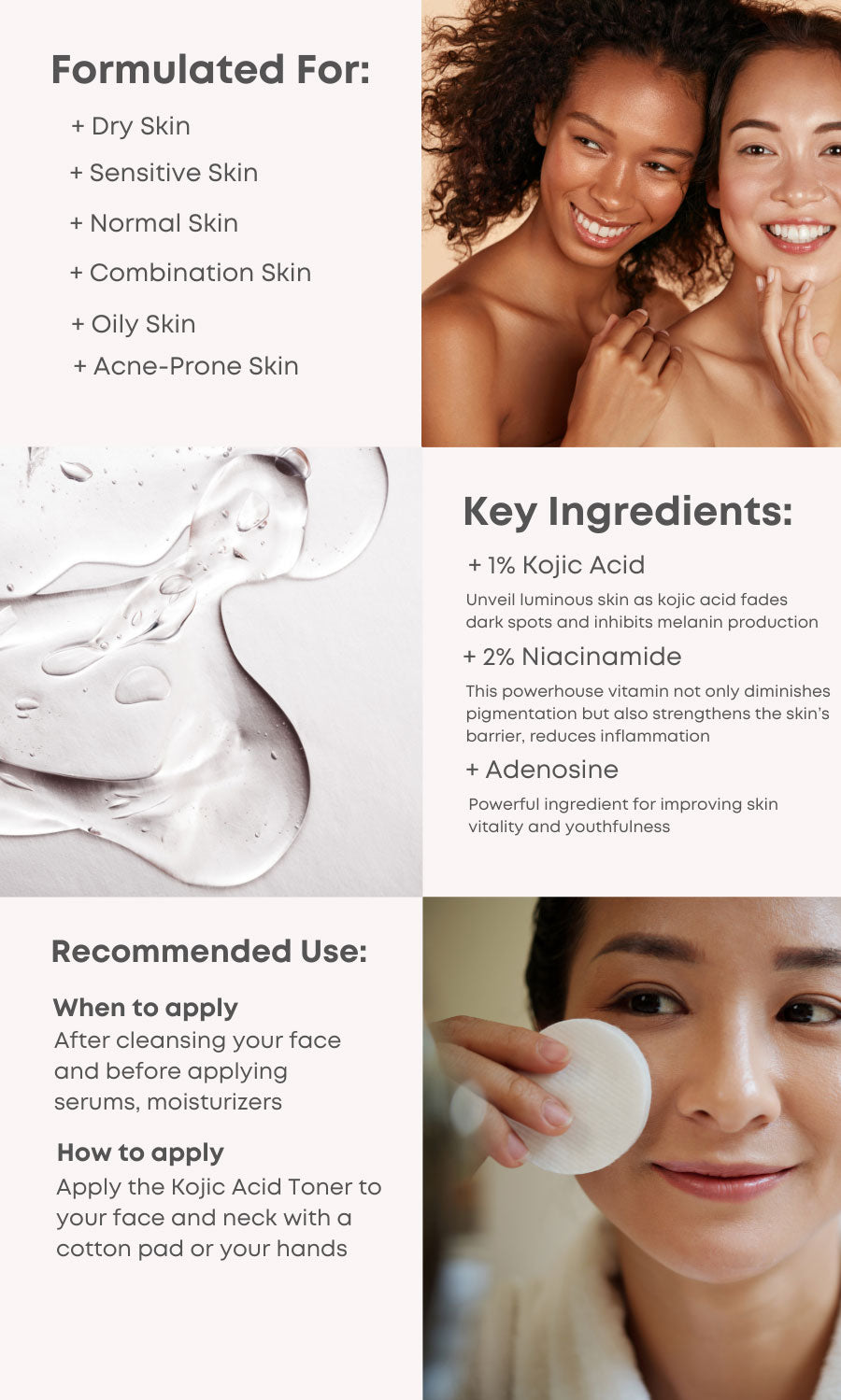 B-Boost 1% Kojic Acid Toner - Image 5