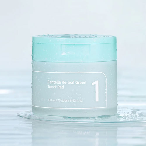 No.1 Centella Re-leaf Green Toner Pad - Image 2