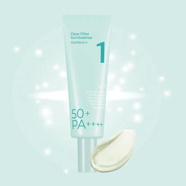 No.1 Pure-Full Calming Water Sunscreen (Clear Filter Sun Essence) - Image 2